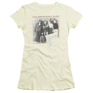 Breakfast Club Essay Junior Womens Sheer T-Shirt Cream